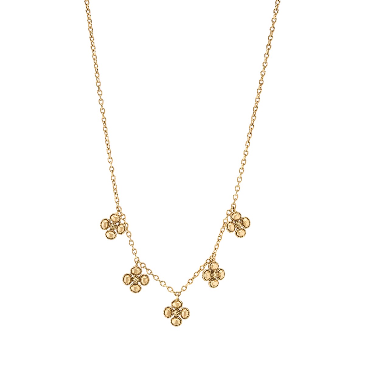 Capucine De Wulf Berry Clover Multi-Station Necklace, 16
