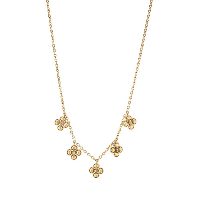 Capucine De Wulf Berry Clover Multi-Station Necklace, 16"