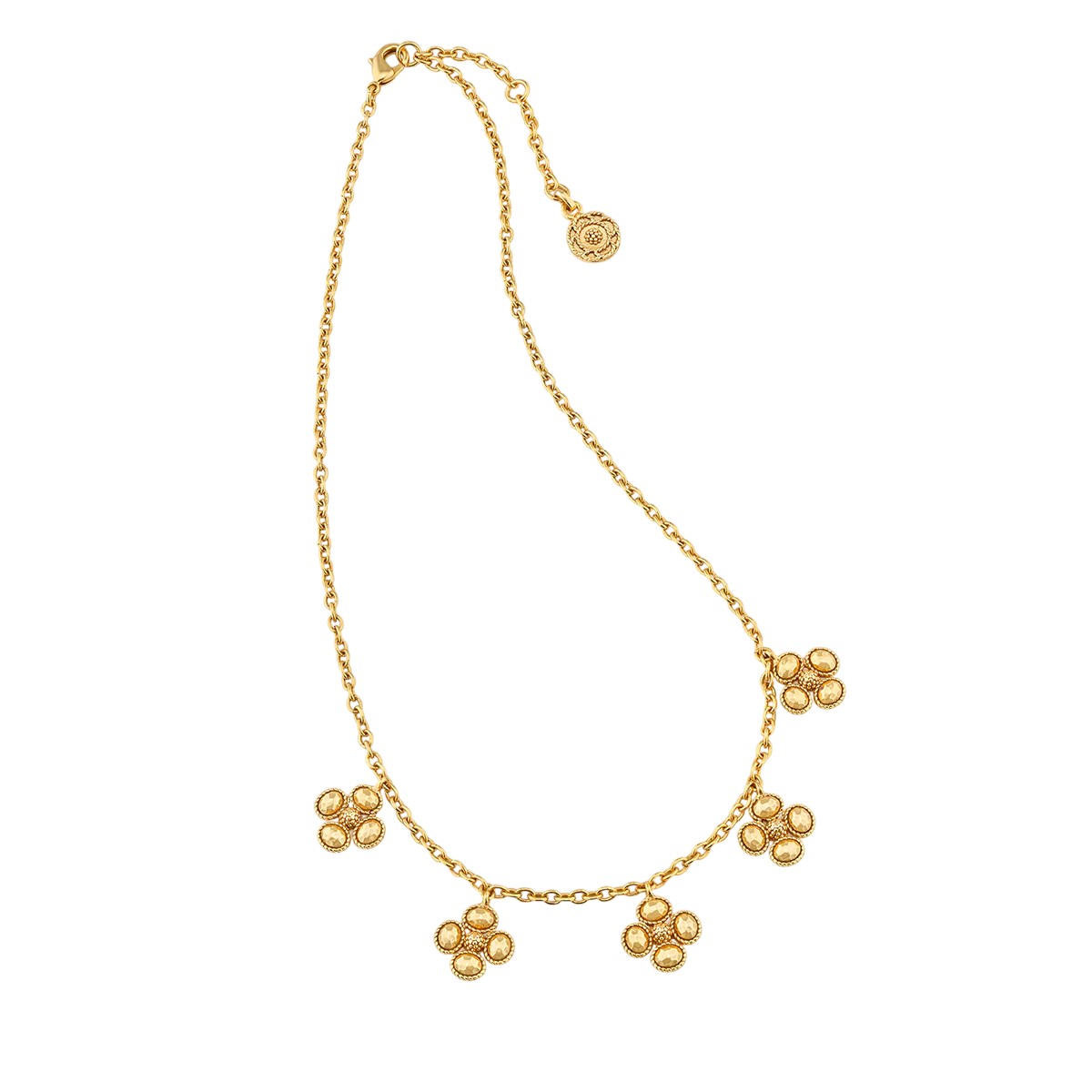 Capucine De Wulf Berry Clover Multi-Station Necklace, 16