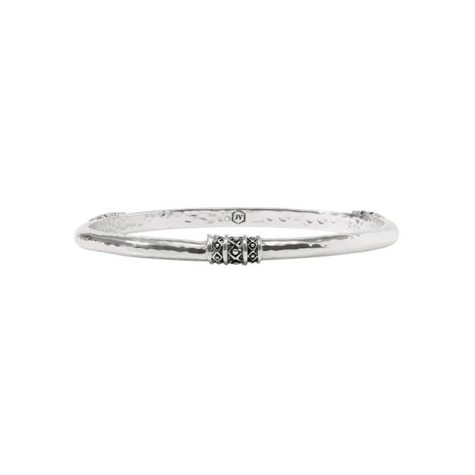 Julie Vos Silver Catalina Bangle, Medium