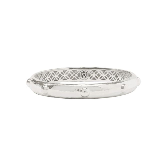 Julie Vos Silver Solara Bangle, Medium