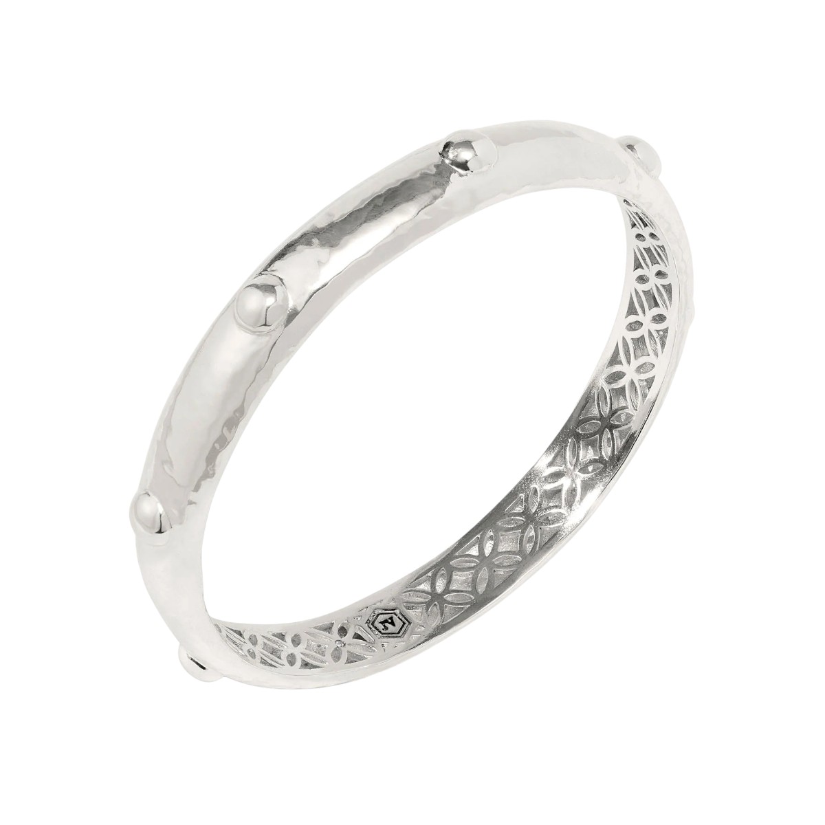 Julie Vos Silver Solara Bangle, Medium