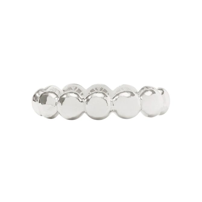 Julie Vos Solara Nova Hinge Bangle, Silver