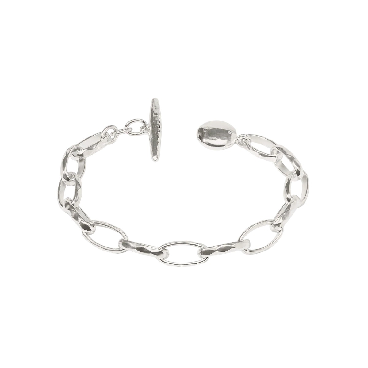 Julie Vos Solara Link Bracelet, Silver