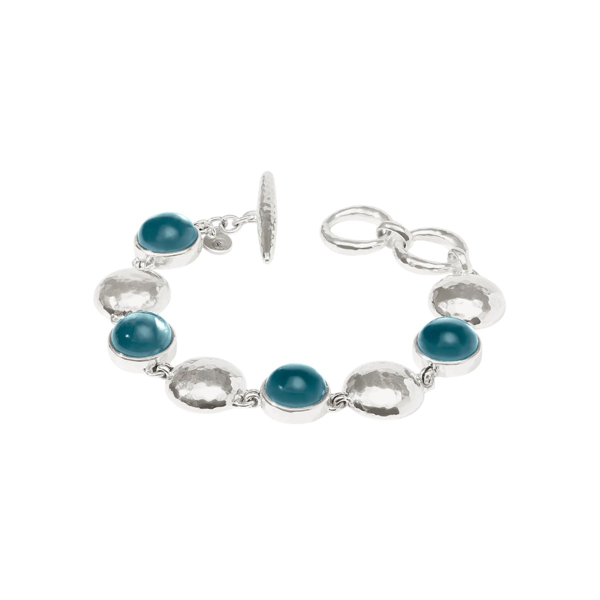 Julie Vos Solara Stone Bracelet, Silver