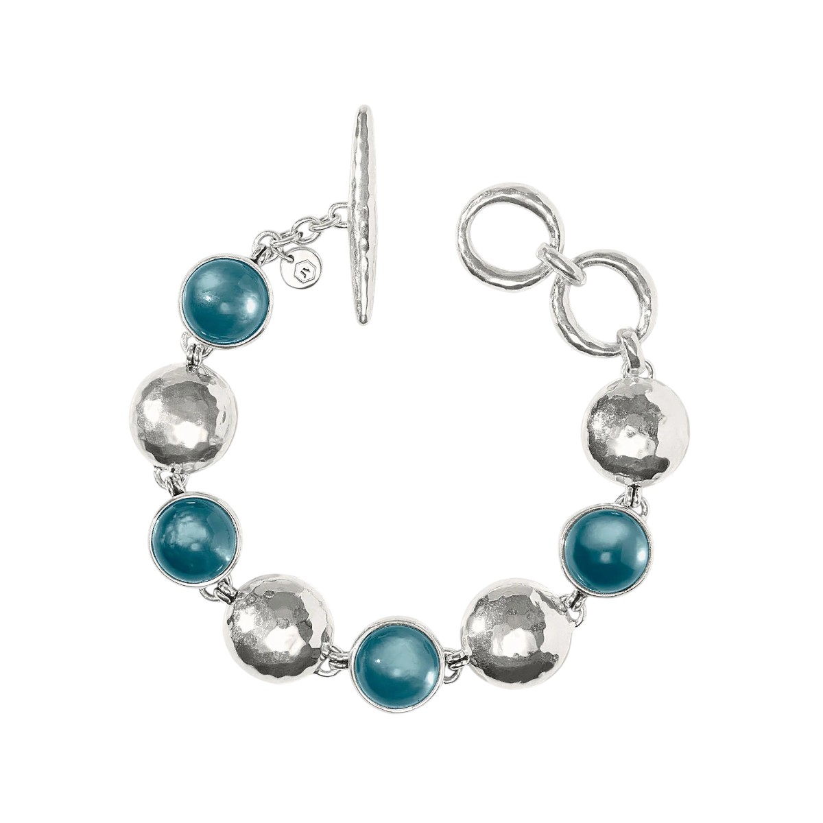 Julie Vos Solara Stone Bracelet, Silver