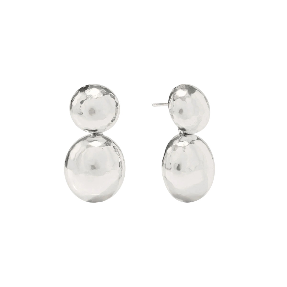 Julie Vos Solara Earrings, Silver