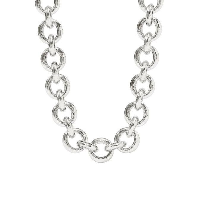 Julie Vos Cannes Link Necklace, Silver