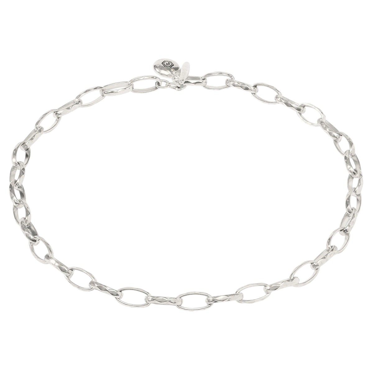 Julie Vos Solara Link Necklace, Silver