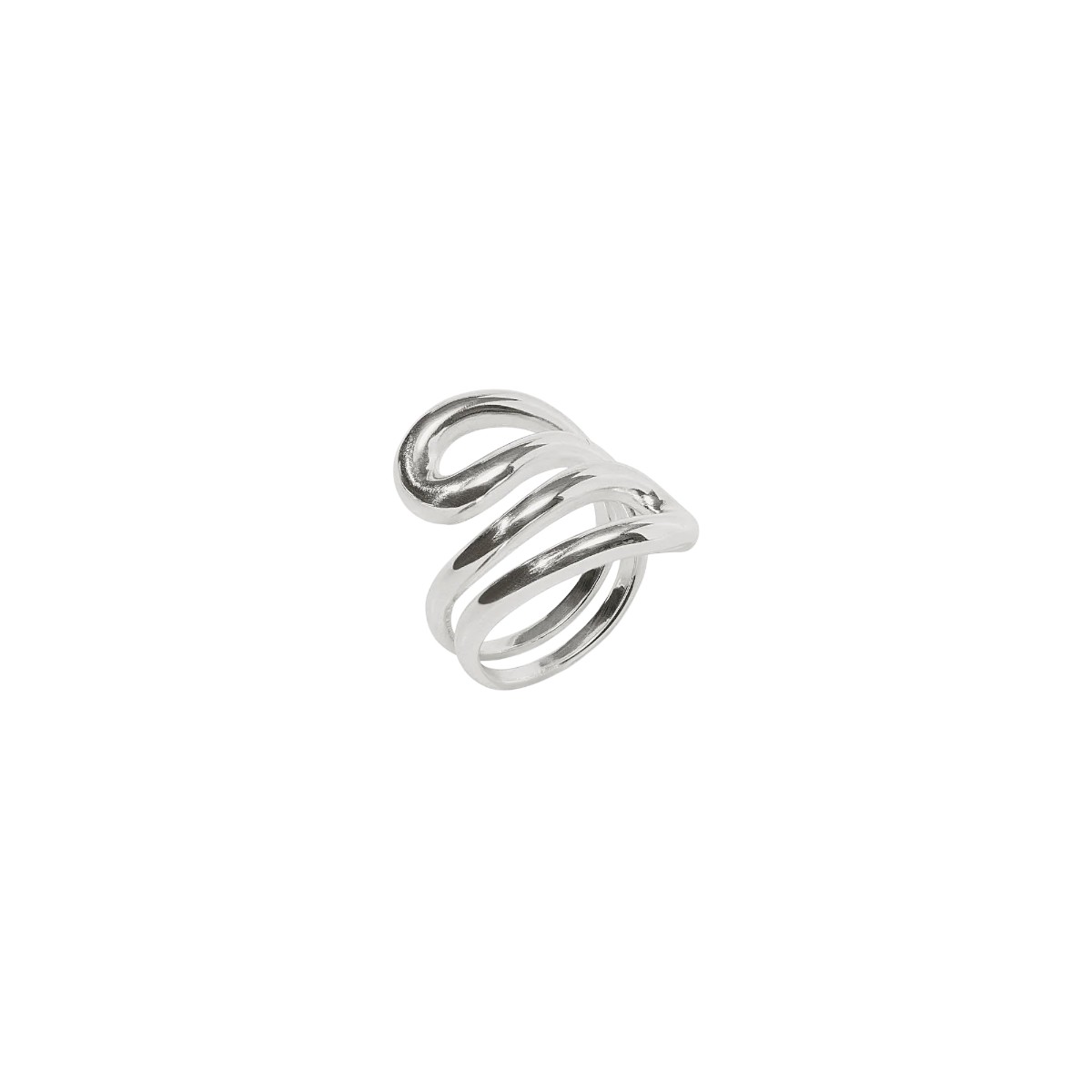 Julie Vos Wave Wrap Ring, Silver