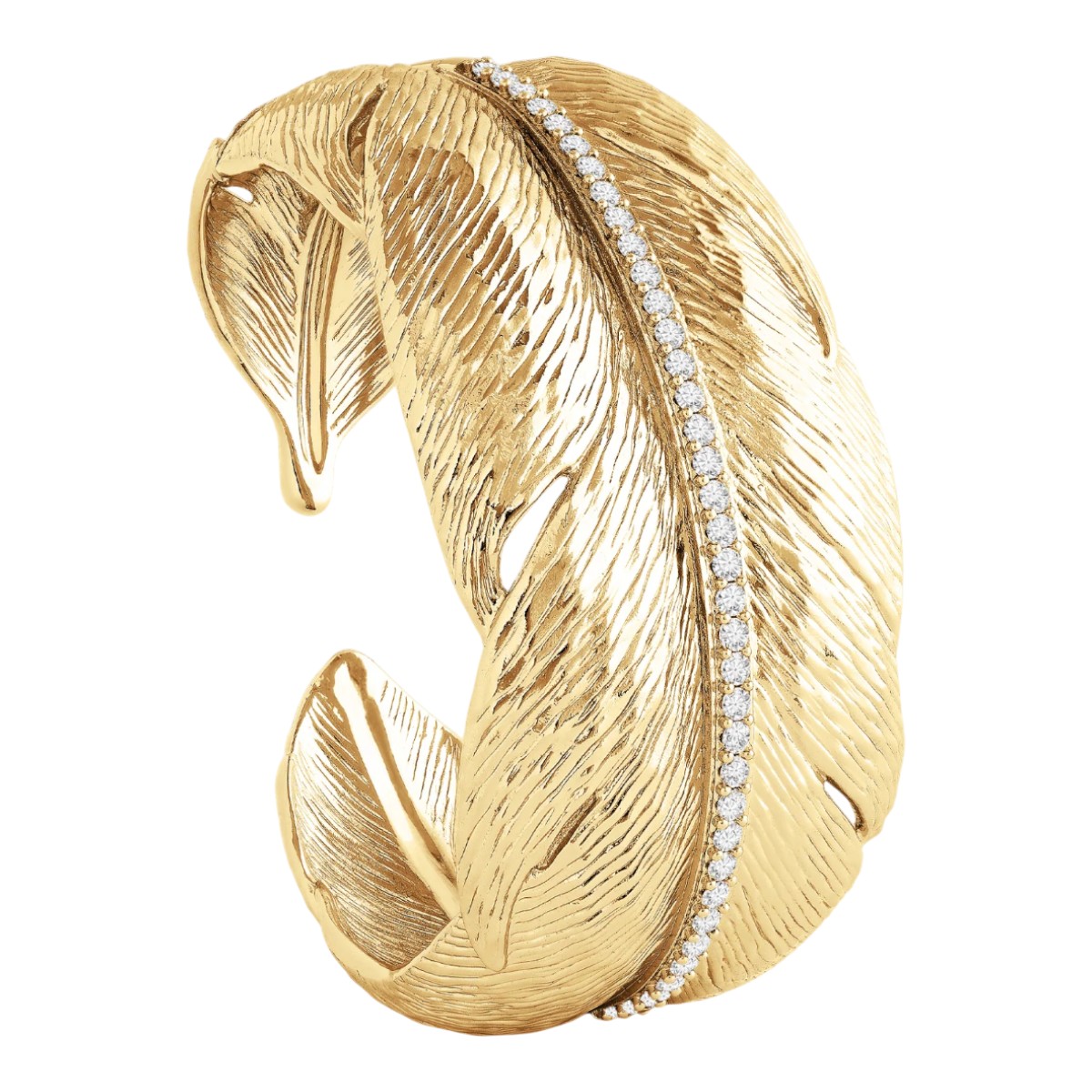 Anabel Aram Feather Cuff, Wide