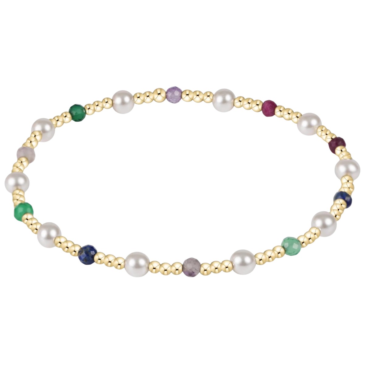 Enewton Pearl Sincerity Pattern 4mm Bead Bracelet, Hot Mess