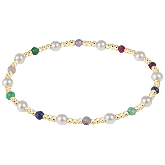 Enewton Pearl Sincerity Pattern 4mm Bead Bracelet, Hot Mess