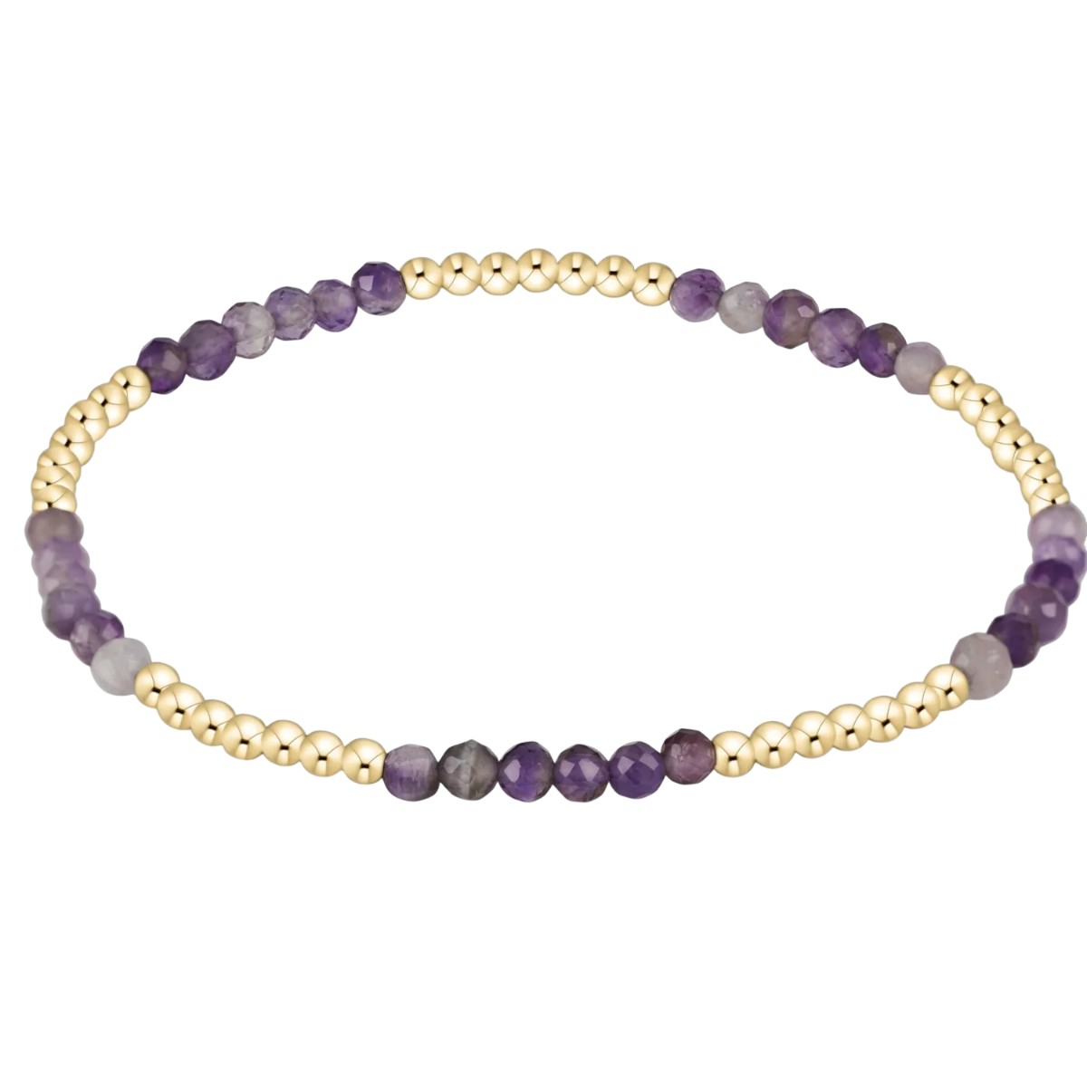 Enewton Blissful Pattern 2.5mm Bead Bracelet, Amethyst
