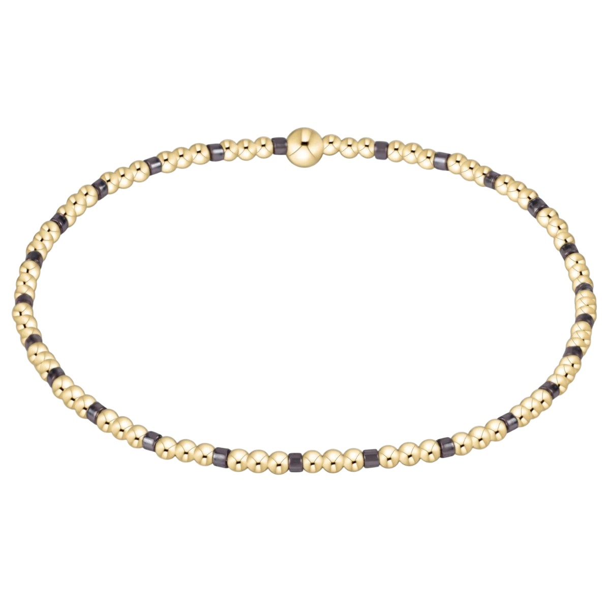 Enewton Hope Sincerity Pattern 2mm Bead Bracelet, Taupe With A Twist