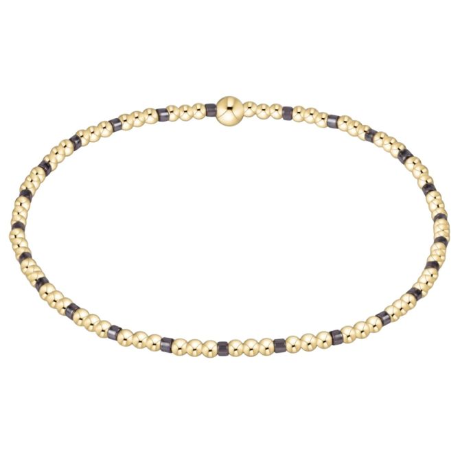 Enewton Hope Sincerity Pattern 2mm Bead Bracelet, Taupe With A Twist