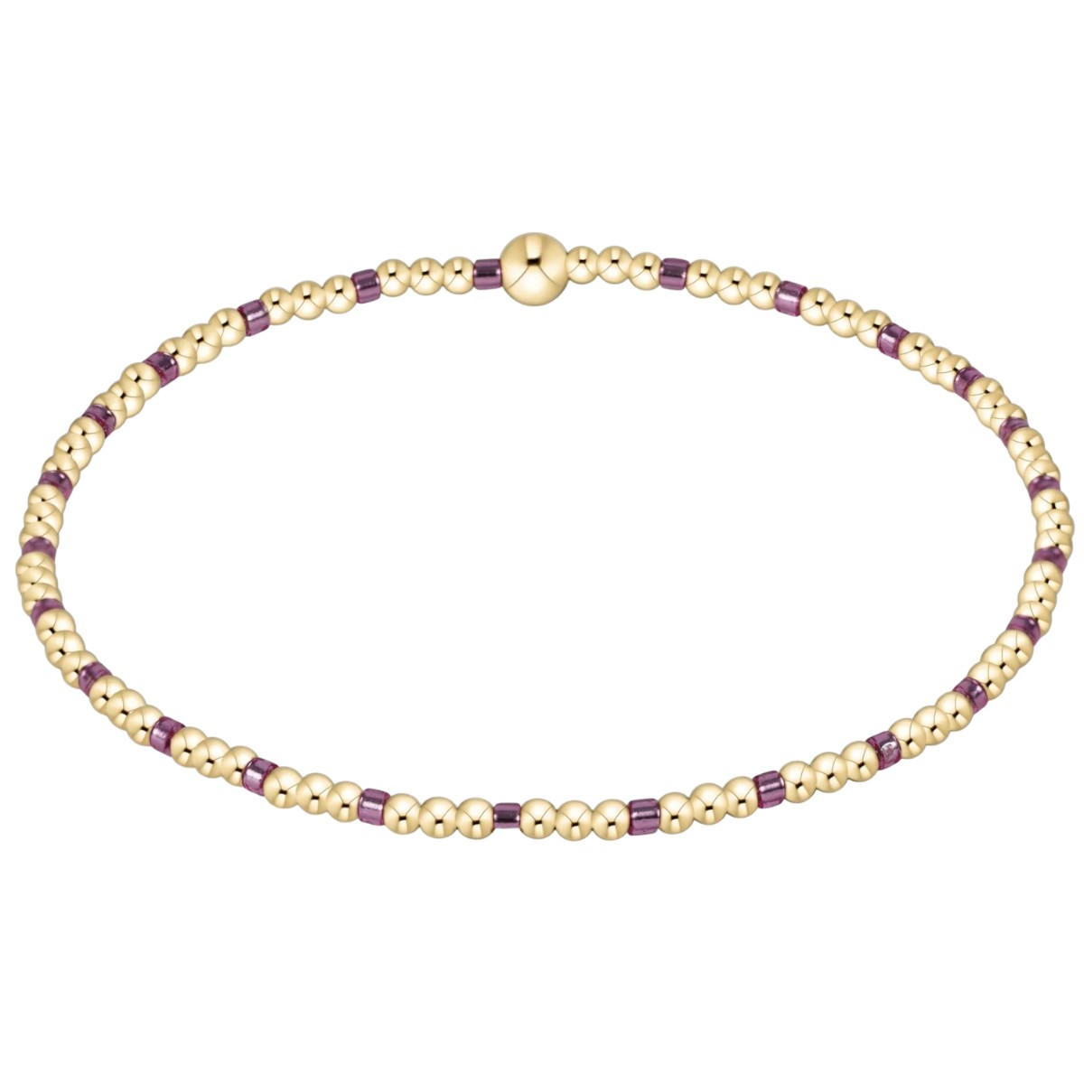 Enewton Hope Sincerity Pattern 2mm Bead Bracelet, Pink Metallic