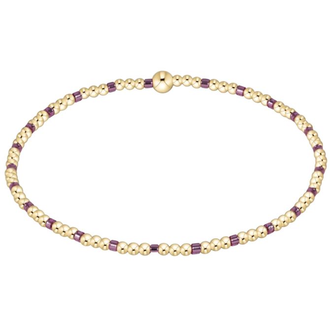 Enewton Hope Sincerity Pattern 2mm Bead Bracelet, Pink Metallic