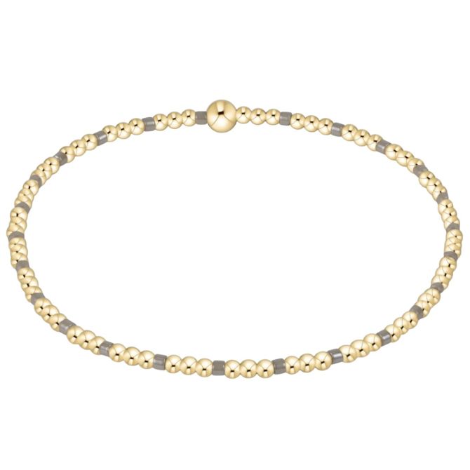 Enewton Hope Sincerity Pattern 2mm Bead Bracelet,  Milkshake