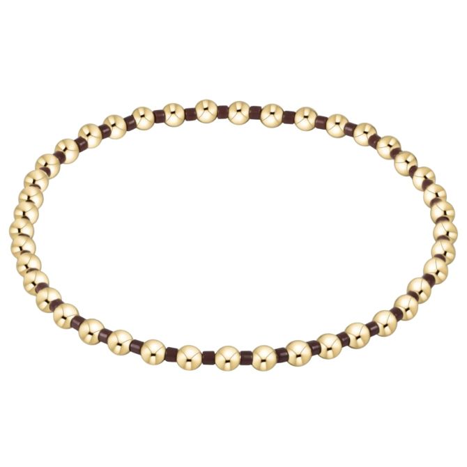 Enewton Hope Grateful Bracelet, Chocolate