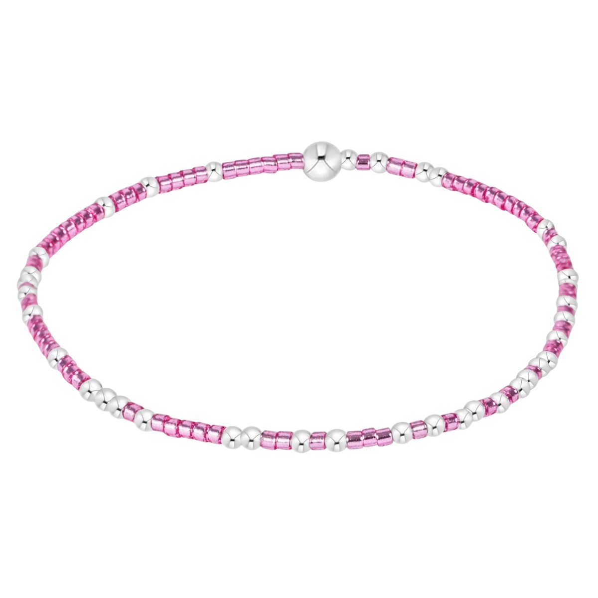 Enewton Hope Unwritten Sterling Silver Bracelet, Pink Metallic