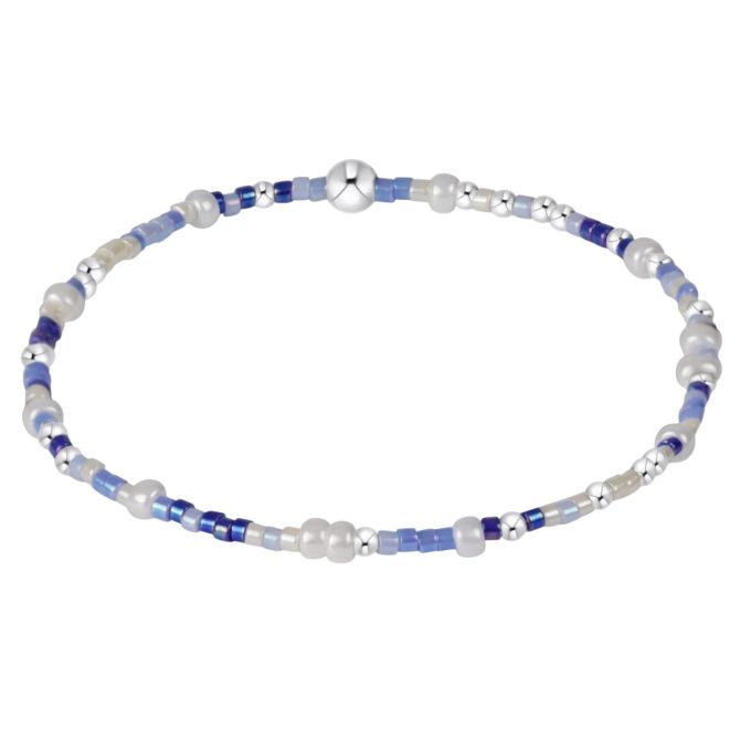 Enewton Hope Unwritten Sterling Silver Bracelet, Smurf Blues