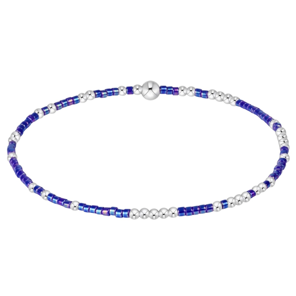 Enewton Hope Unwritten Sterling Silver Bracelet, Blue Metallic