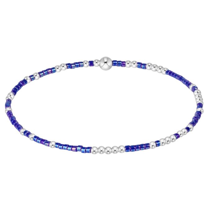 Enewton Hope Unwritten Sterling Silver Bracelet, Blue Metallic