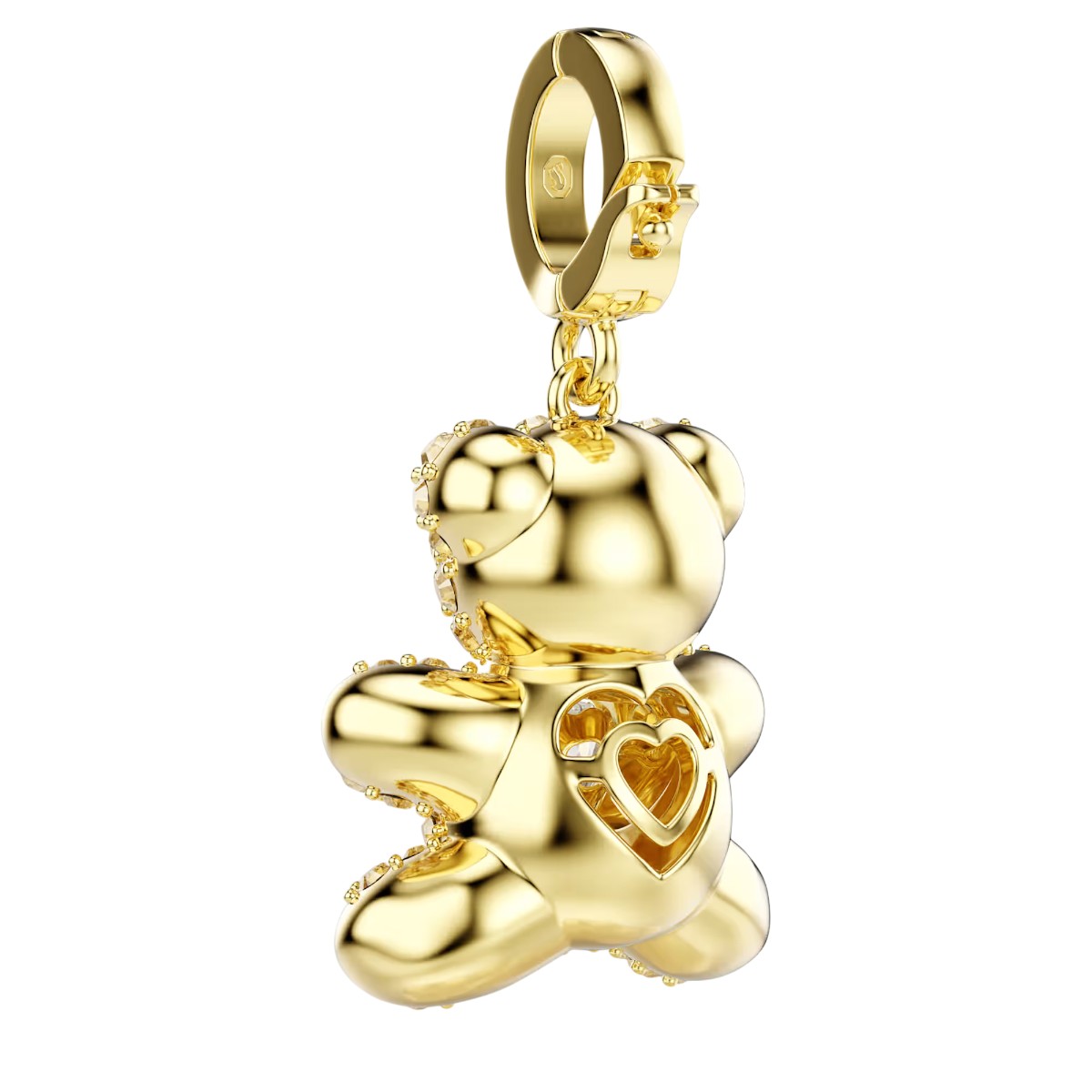 Swarovski Mixed Cuts Teddy Idyllia Charm, Gold Tone Plated
