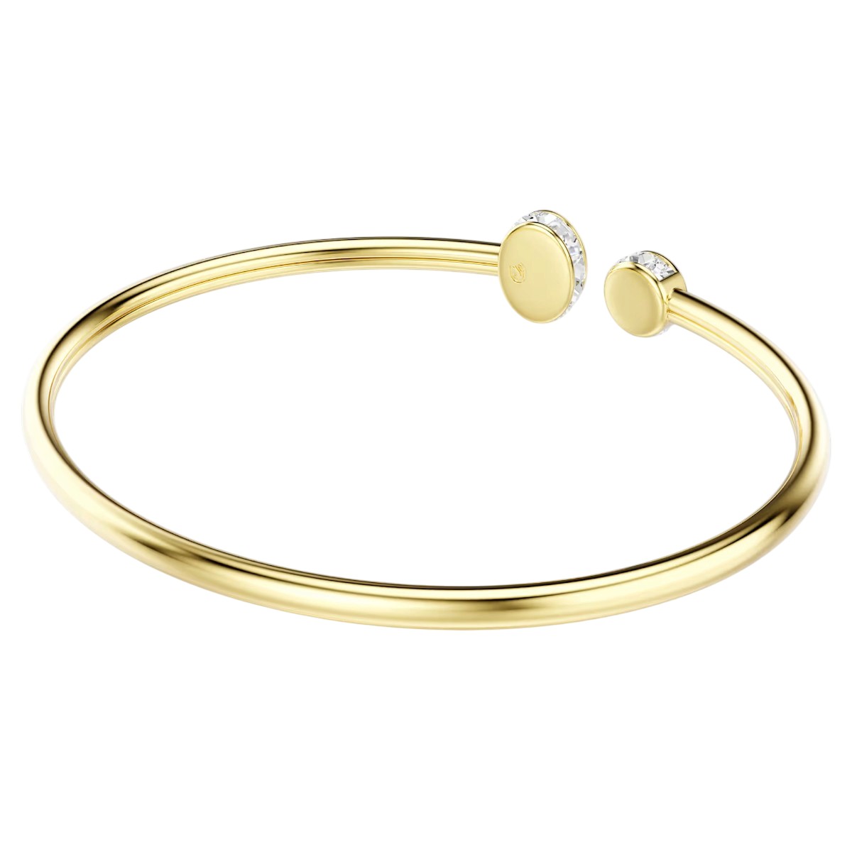 Swarovski Mixed Cuts Chroma Bangle Bracelet, Multicolored and 18k Yellow Gold Finish