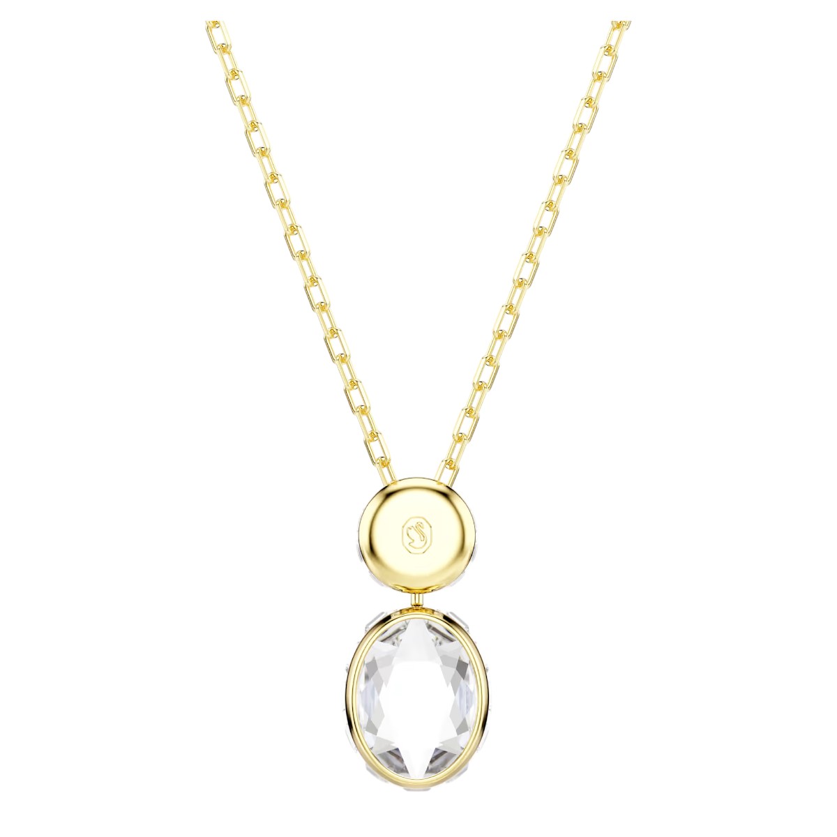 Swarovski Mixed Cuts Chroma Pendant Necklace, Multicolored and Gold Tone Plated