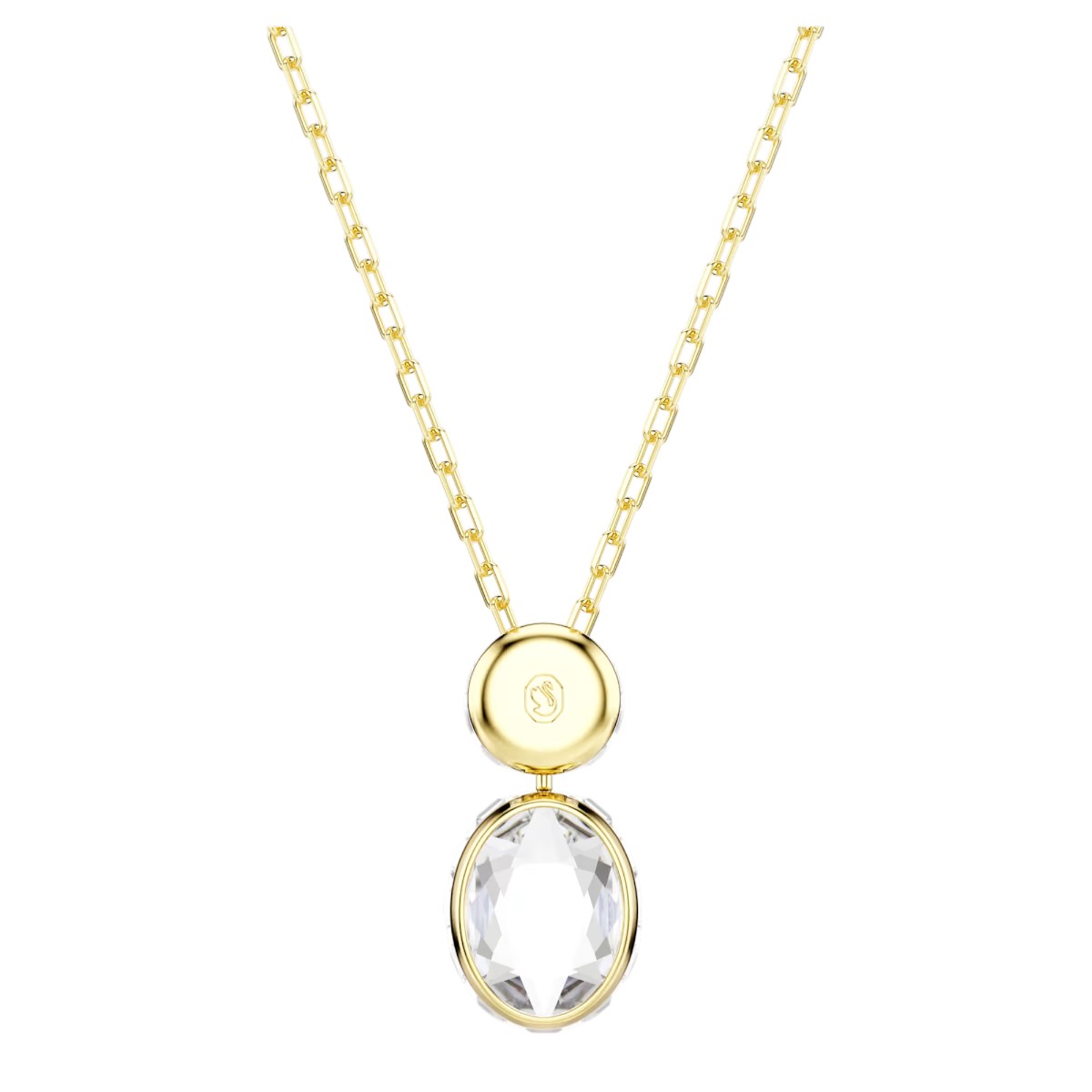 Swarovski Mixed Cuts Chroma Pendant Necklace, Multicolored and Gold Tone Plated