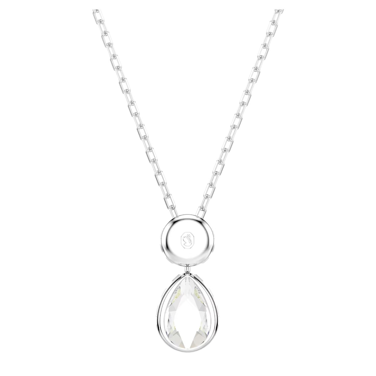 Swarovski Mixed Cuts Chroma Pendant Necklace, Multicolored and Rhodium Plated