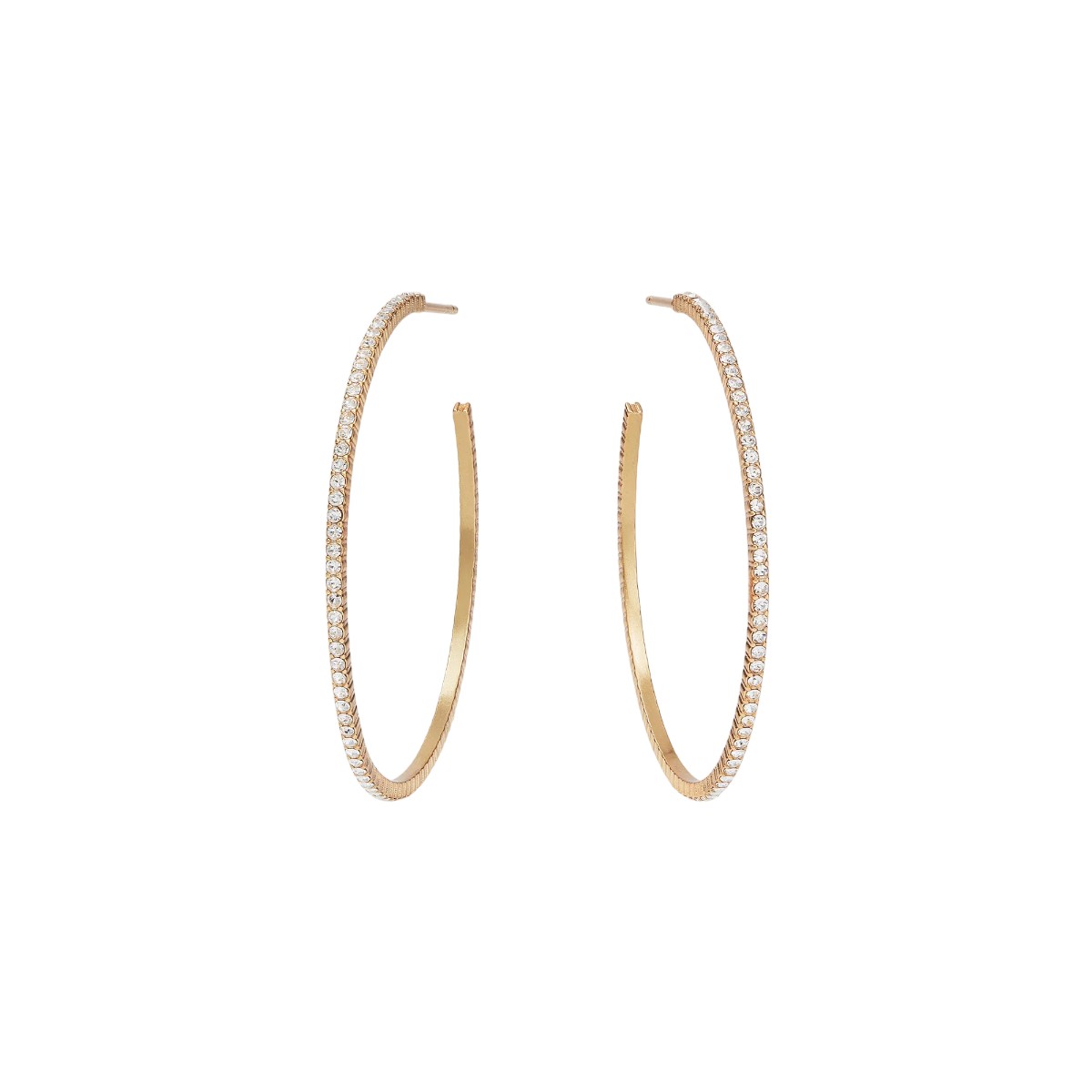 Julie Vos Windsor Hoop Earrings, Gold in Large