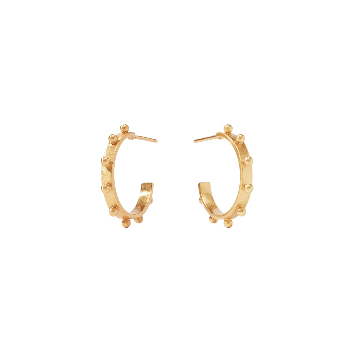 Julie Vos SoHo Hoop Earrings, Gold in Small