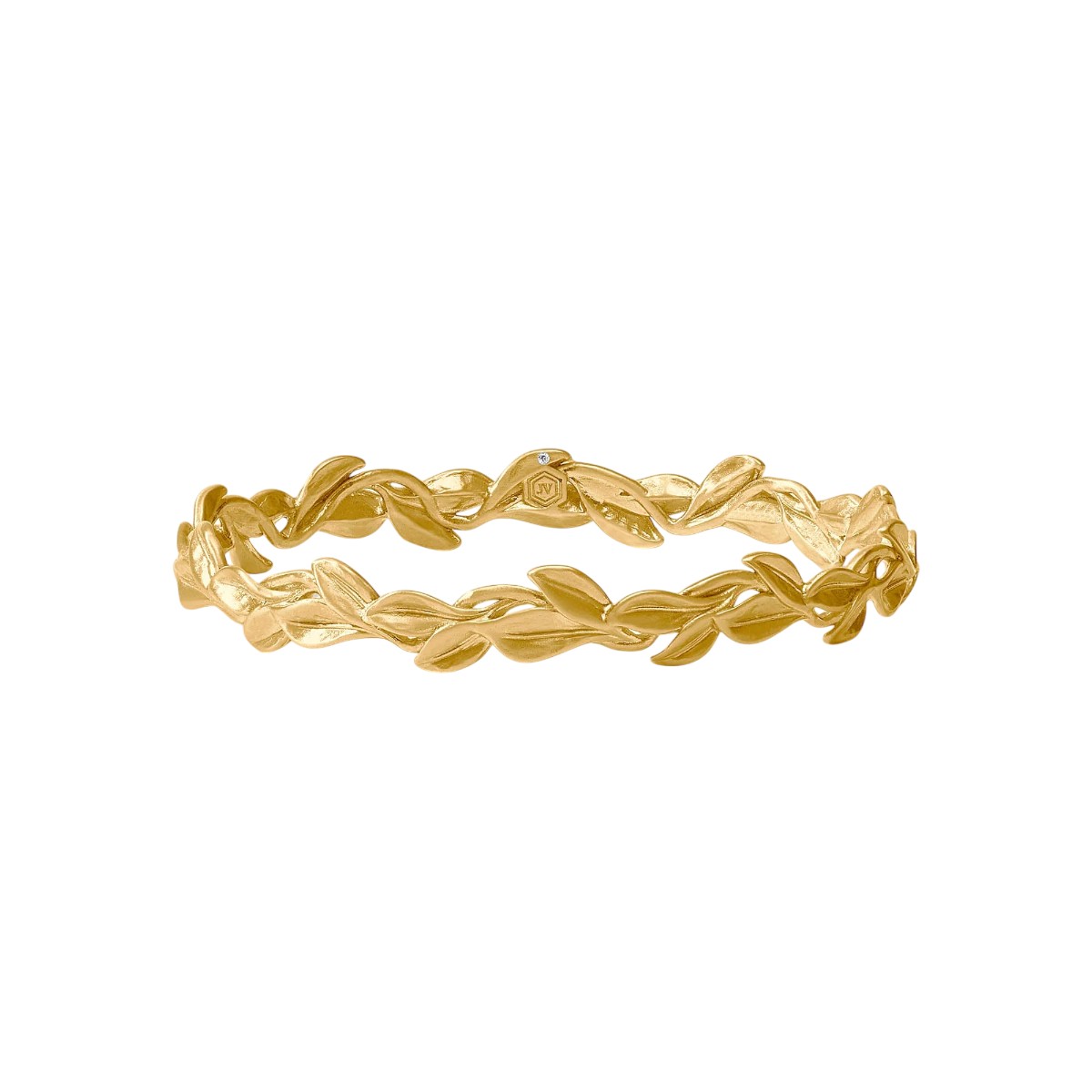 Julie Vos Willow Bangle Bracelet, Gold in Medium