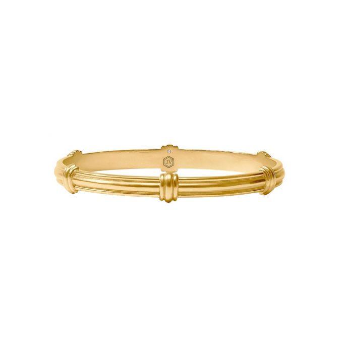 Julie Vos Portofino Stacking Bangle Bracelet, Gold in Medium