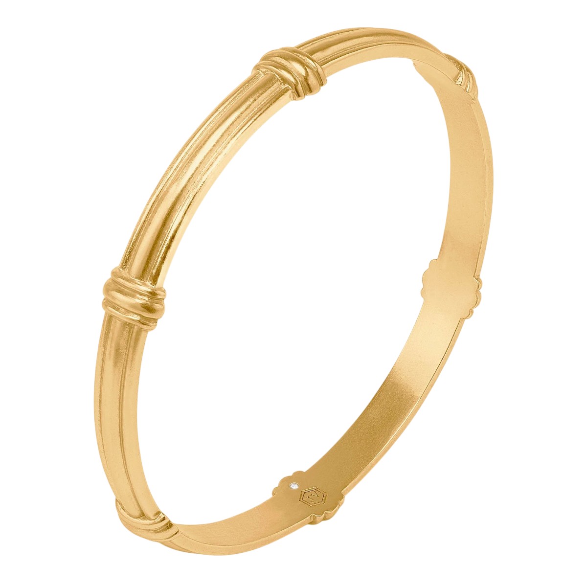Julie Vos Portofino Stacking Bangle Bracelet, Gold in Medium