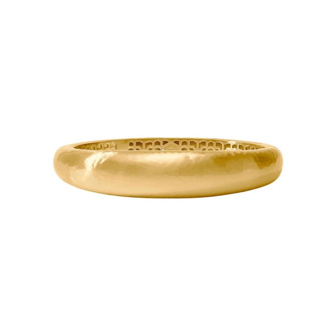 Julie Vos Catalina Demi Hinge Bangle Bracelet, Gold