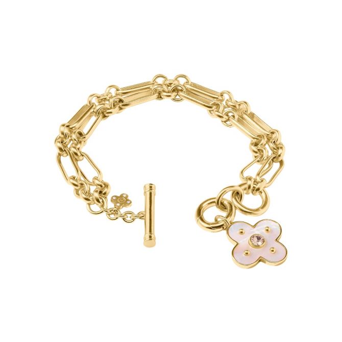 Julie Vos Colete Link Bracelet, Champagne