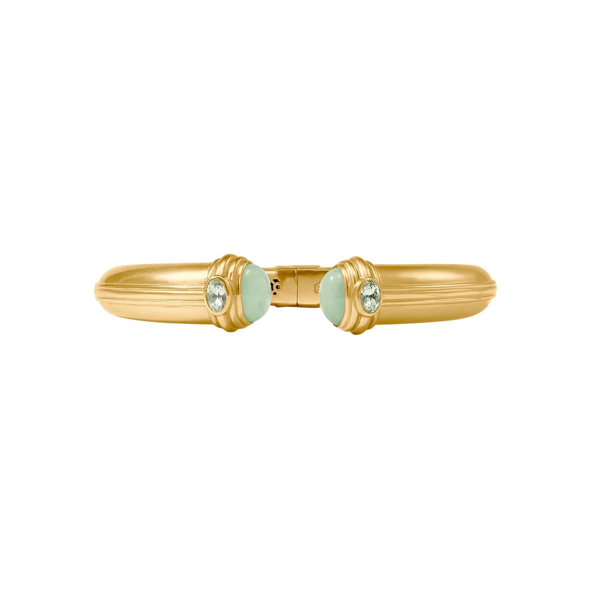 Julie Vos Portofino Cuff Bracelet, Aqua Jade