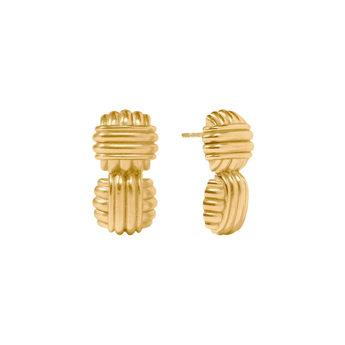 Julie Vos Portofino Midi Earrings, Gold