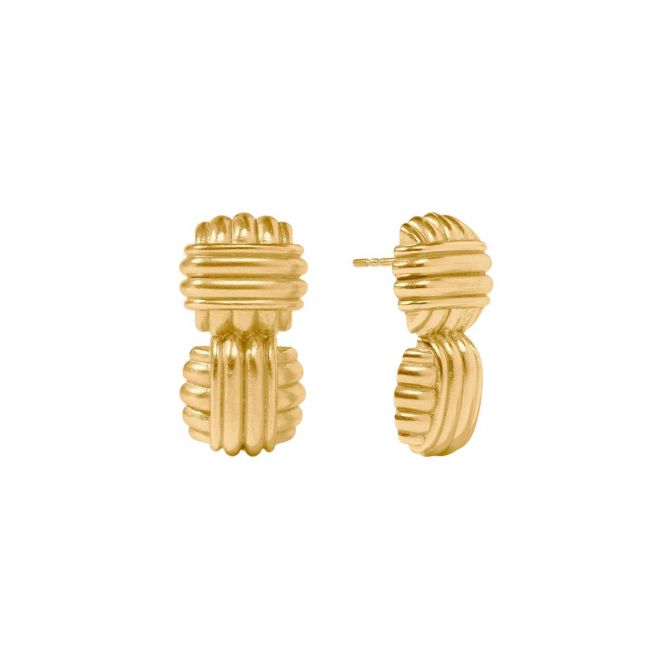 Julie Vos Portofino Midi Earrings, Gold
