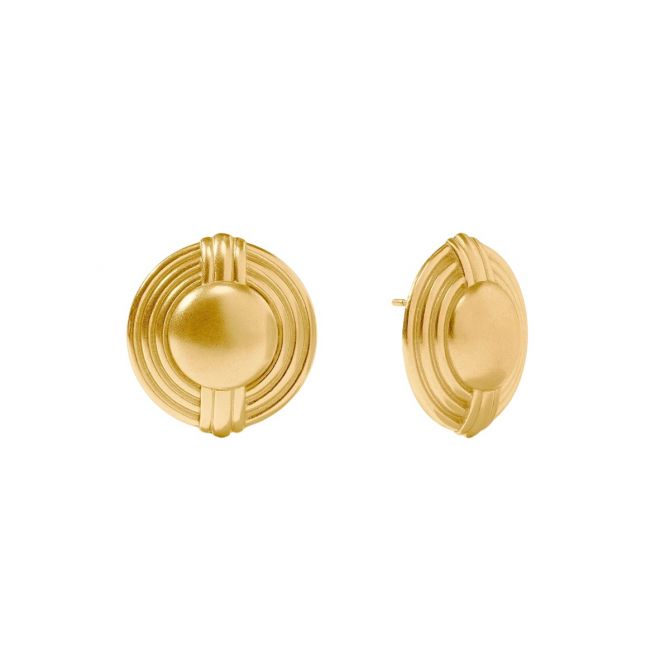 Julie Vos Portofino Statement Stud Earrings, Gold