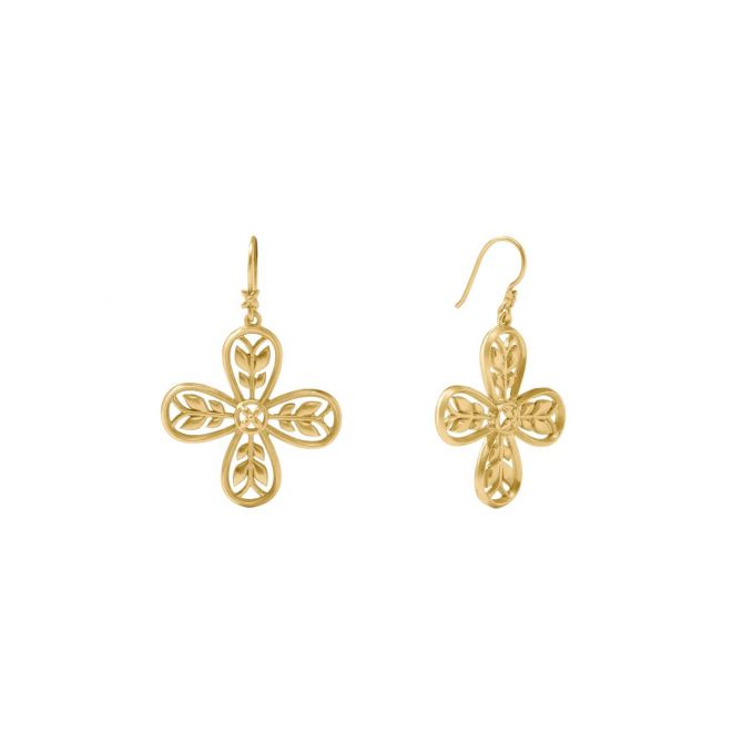 Julie Vos Justine Earrings, Gold