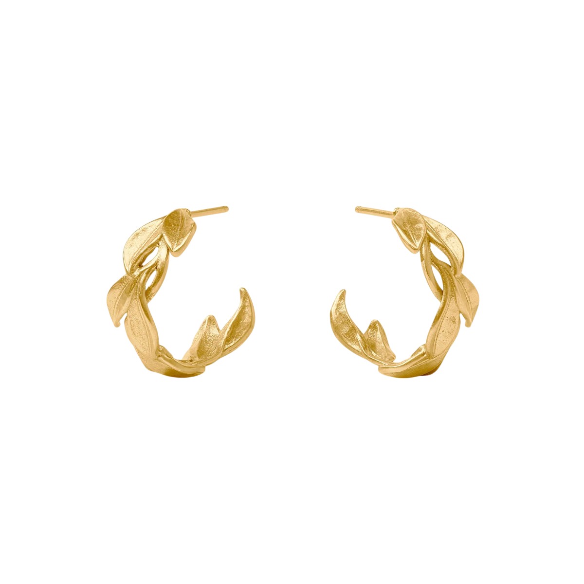 Julie Vos Willow Hoop Earrings, Gold in Small