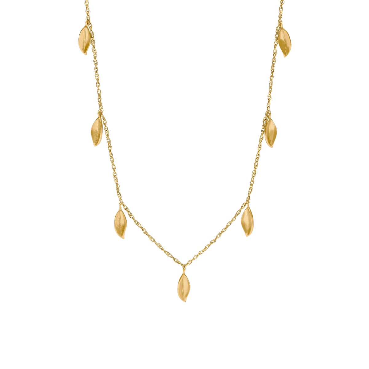 Julie Vos Willow Delicate Charm Necklace, Gold