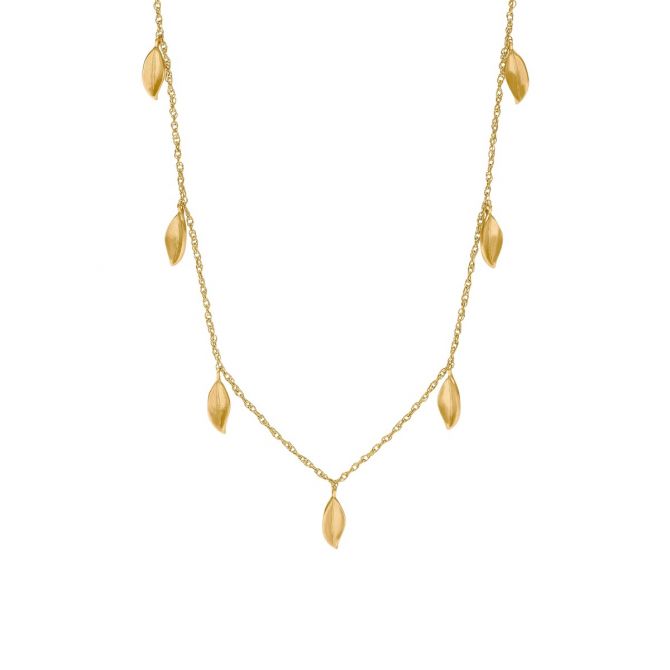 Julie Vos Willow Delicate Charm Necklace, Gold
