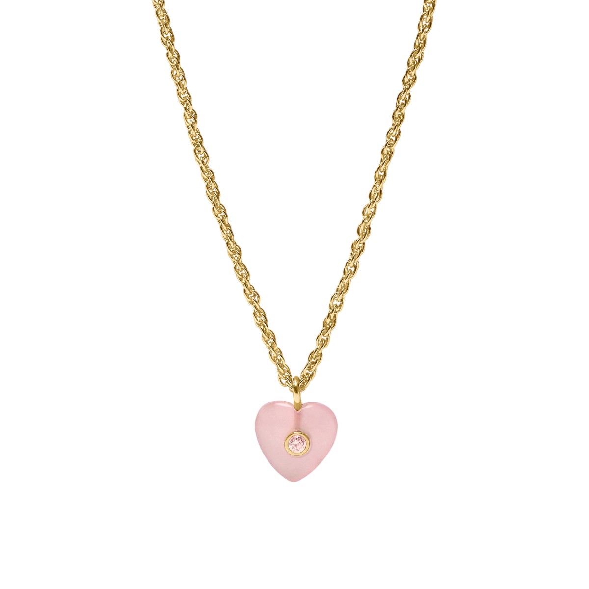 Julie Vos Heart Delicate Necklace
