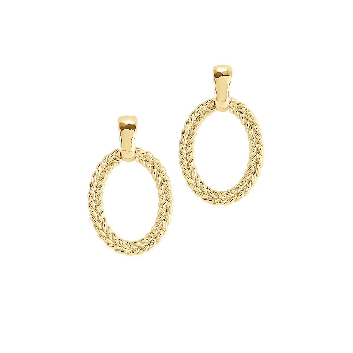 Anabel Aram Cheval Ring Earrings, Gold